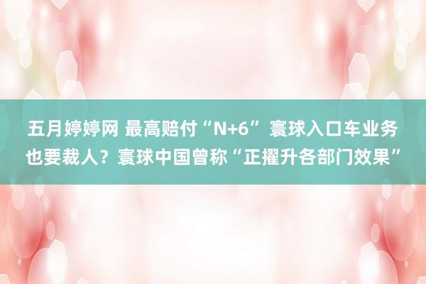 五月婷婷网 最高赔付“N+6” 寰球入口车业务也要裁人？寰球中国曾称“正擢升各部门效果”