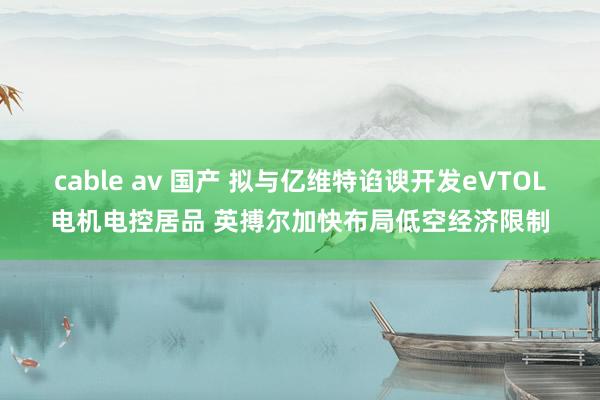cable av 国产 拟与亿维特谄谀开发eVTOL电机电控居品 英搏尔加快布局低空经济限制