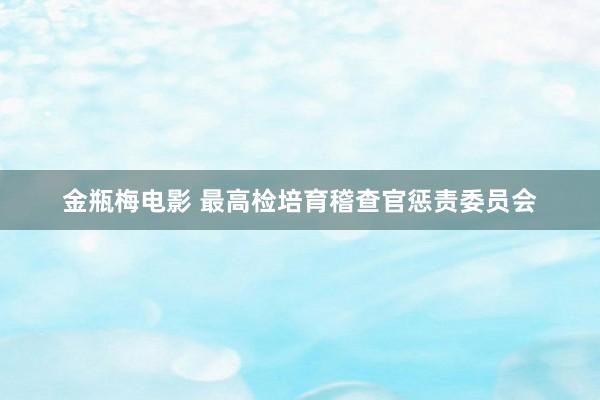 金瓶梅电影 最高检培育稽查官惩责委员会