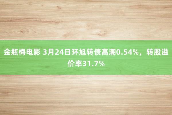 金瓶梅电影 3月24日环旭转债高潮0.54%，转股溢价率31.7%