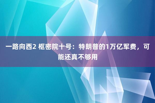 一路向西2 枢密院十号：特朗普的1万亿军费，可能还真不够用