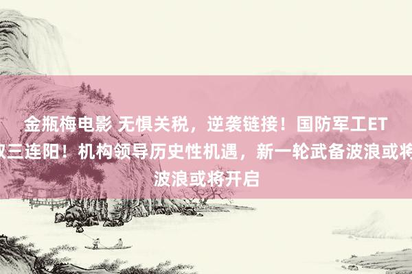金瓶梅电影 无惧关税，逆袭链接！国防军工ETF豪取三连阳！机构领导历史性机遇，新一轮武备波浪或将开启